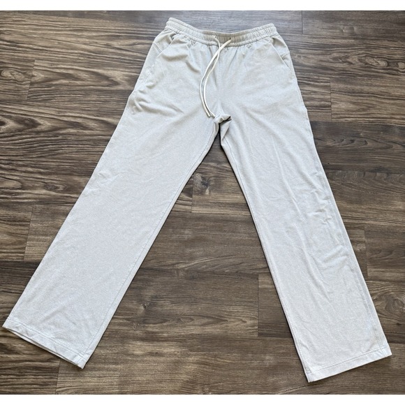 Women Lululemon Soft Jersey Straight Leg Mid Rise Heather Core Ultra Light Gray8 - Picture 1 of 7